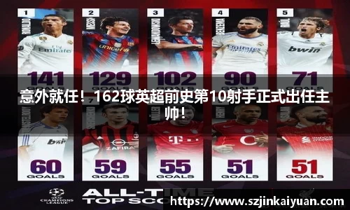 意外就任！162球英超前史第10射手正式出任主帅！